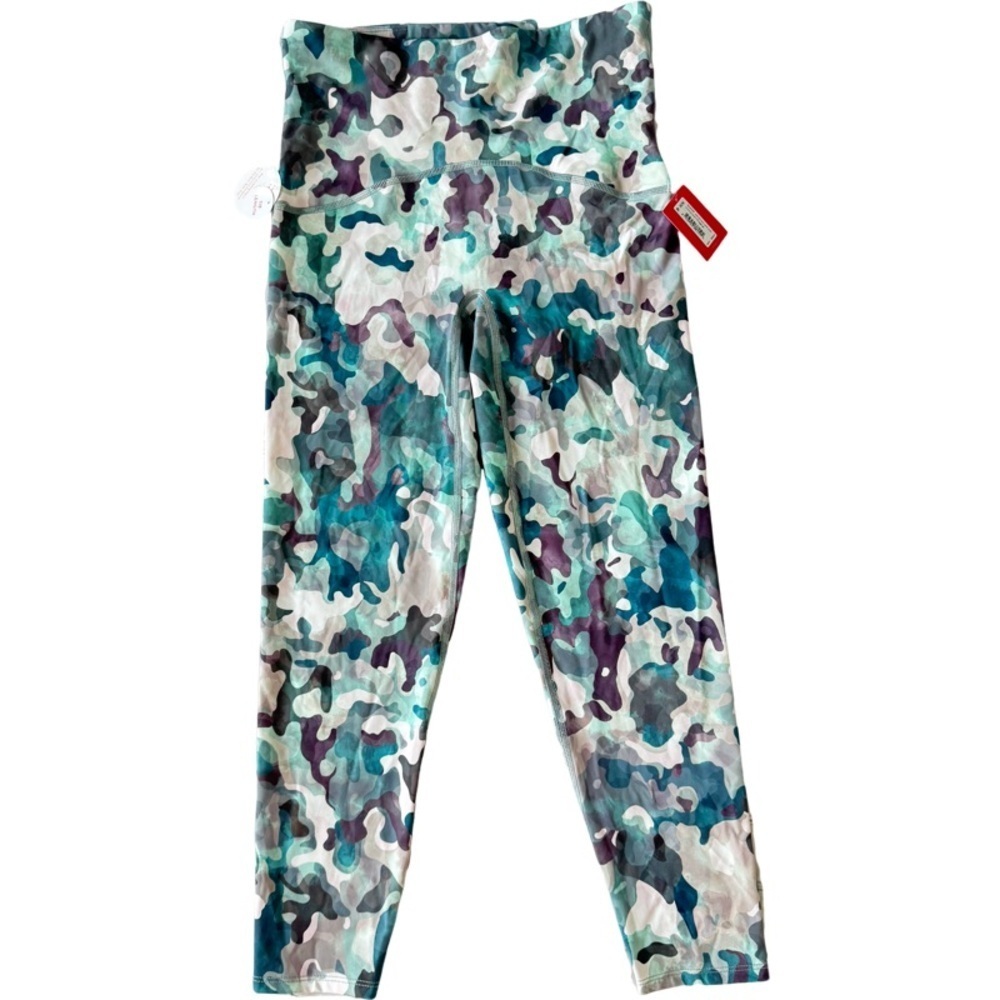 ✅ NWT SPANX Booty Boost Active Painted Camo Multi  Active Printed 7/8 Leggings